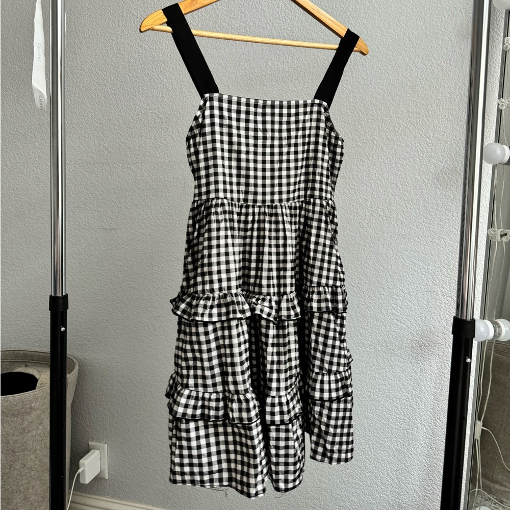 Plaid mini dress 🖤